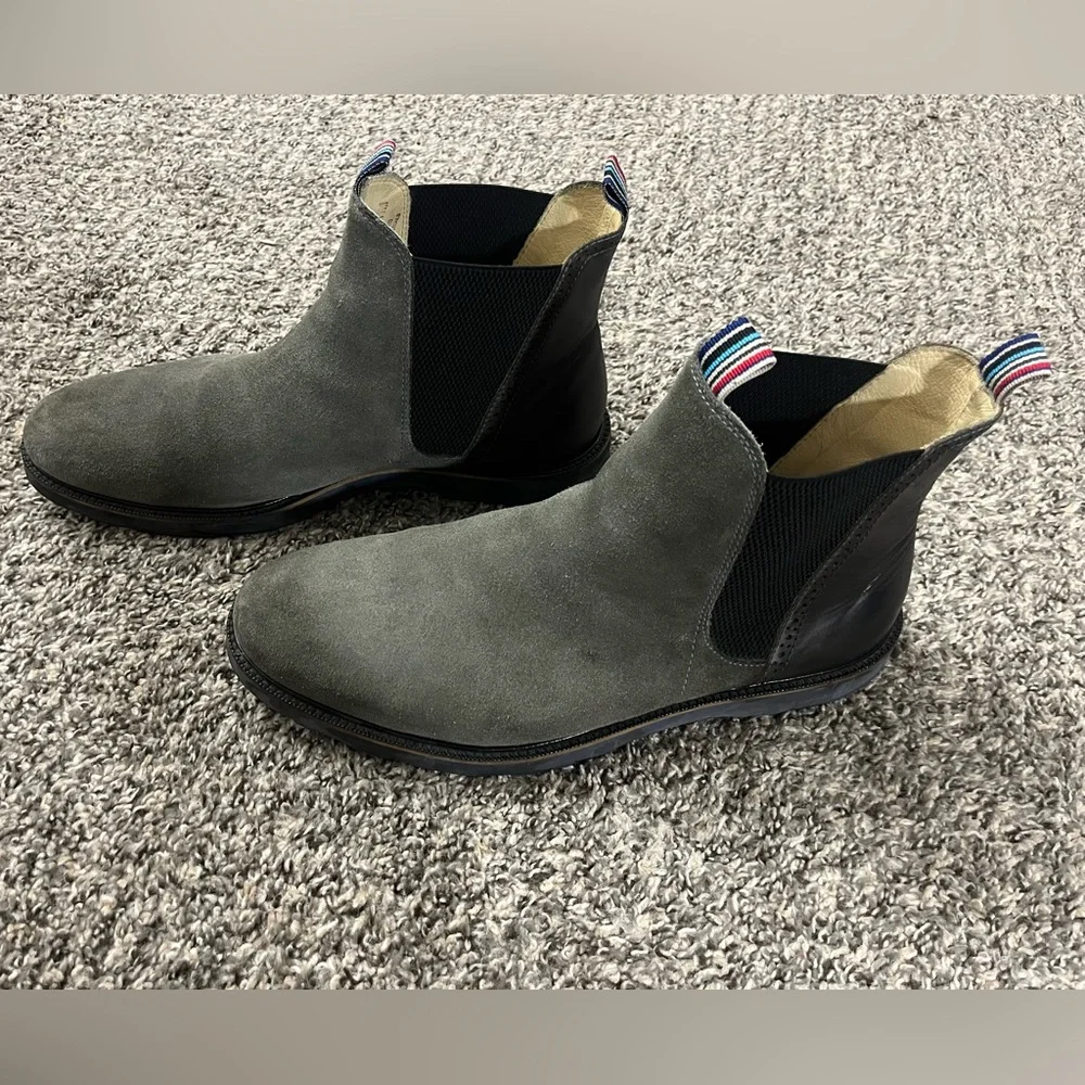 Robert graham suede grey Chelsea boots size 11 - Picture 5 of 8